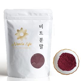Nanda Life Pure Red Beetroot Powder 200g 100% Korean Jeju Origin Low-Temperature Dried Natural Vegetable Powder _ Made in Korea